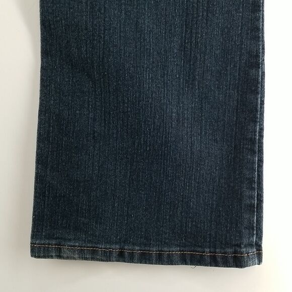Santana Jeans Women's Size10x32 Washed Blue Front Button Zipper Closure 5 Pocket - Picture 8 of 9
